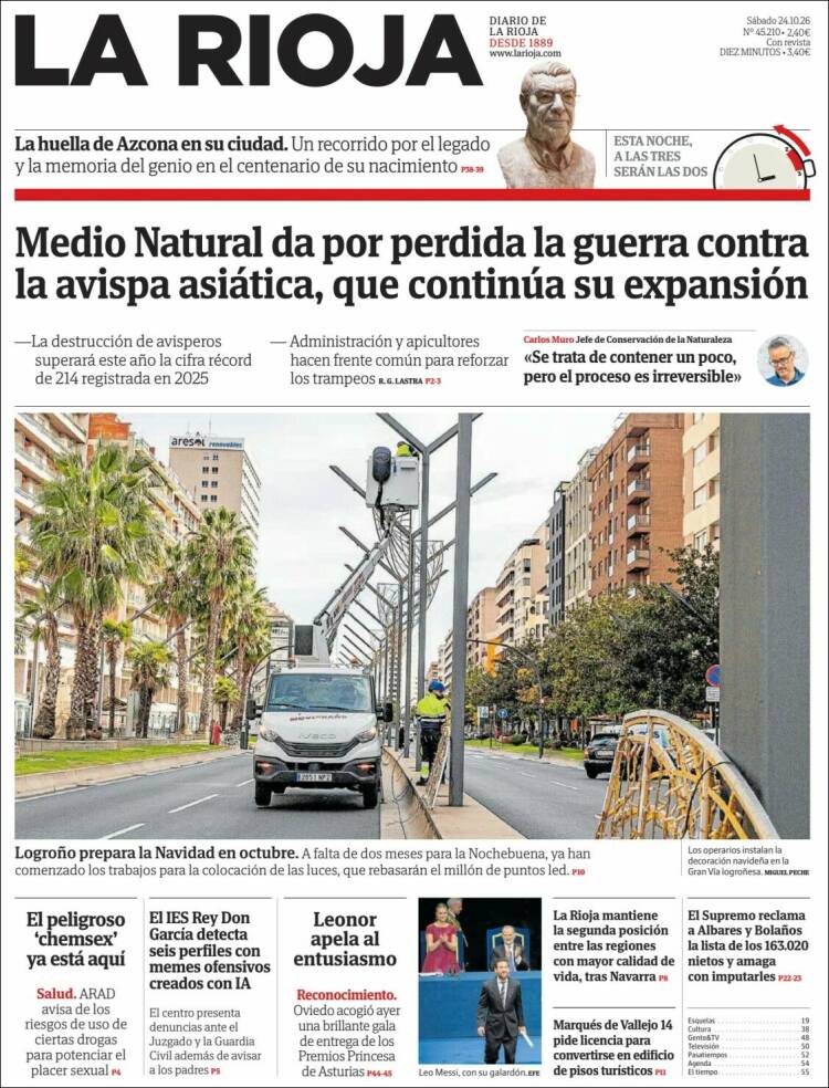Portada de La Rioja (Spain)