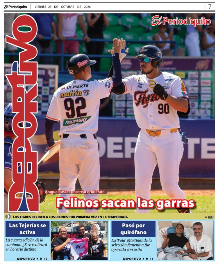 Portada de Periodiquito de Aragua (Venezuela)