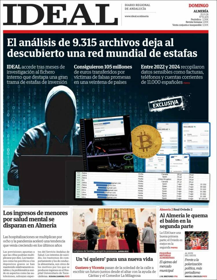 Portada de Ideal Almeria (Spain)