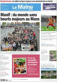 Portada de Le Maine Libre (Francia)
