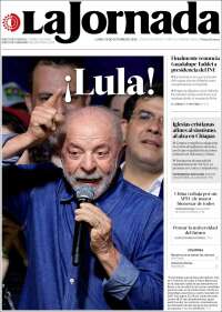 Portada de La Jornada (Mexico)