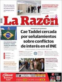 Portada de La Razón (Mexico)