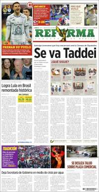 Portada de Reforma (Mexico)