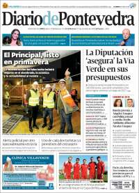 Portada de Diario de Pontevedra (Spain)