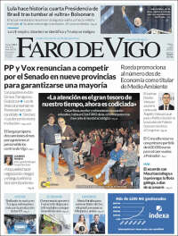 Portada de Faro de Vigo (Spain)