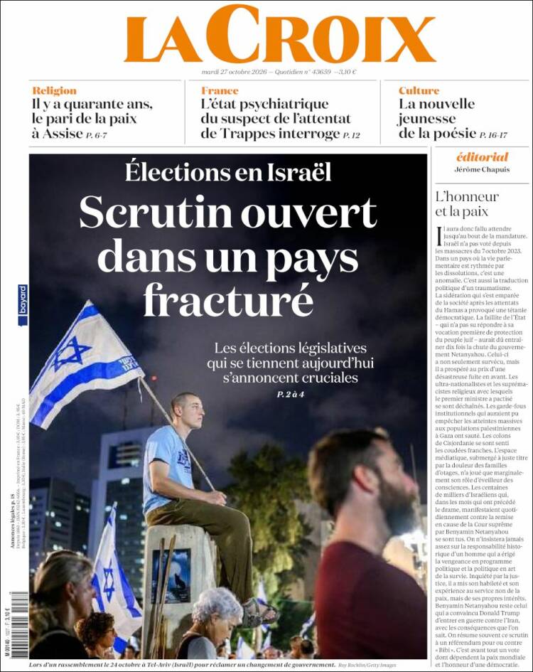 Portada de La Croix (France)