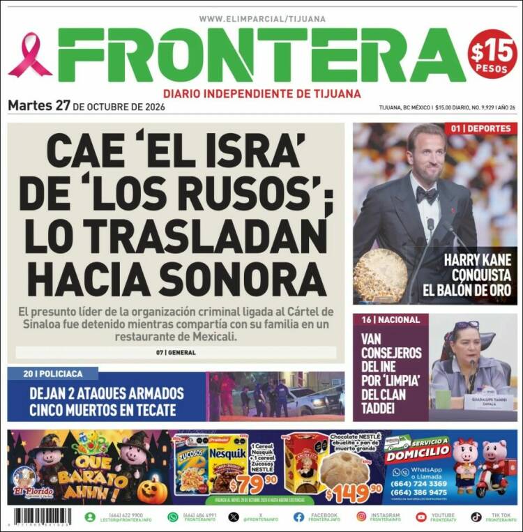 Portada de Frontera (Mexico)