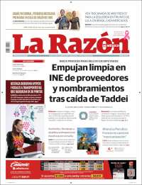 Portada de La Razón (Mexico)