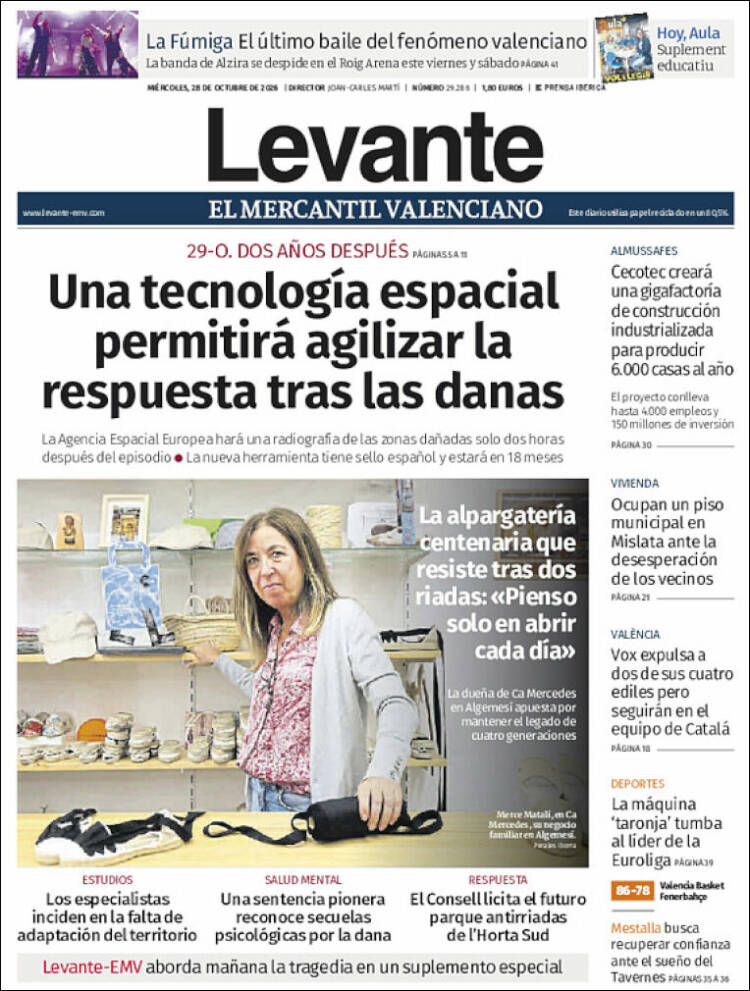 Portada de Levante (Spain)