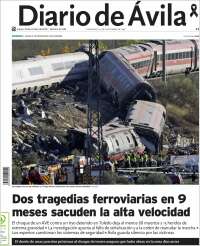 Portada de Diario de Ávila (Spain)