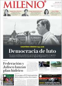 Portada de Milenio - Jalisco (México)