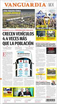 Portada de Vanguardia (México)