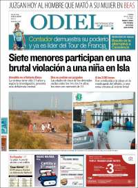 Portada de Odiel Información de Huelva (España)