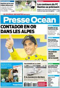 Portada de Presse Ocean (Francia)