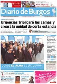 Portada de Diario de Burgos (Espagne)