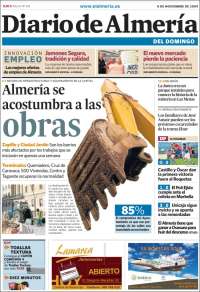 Portada de Diario de Almería (Espagne)