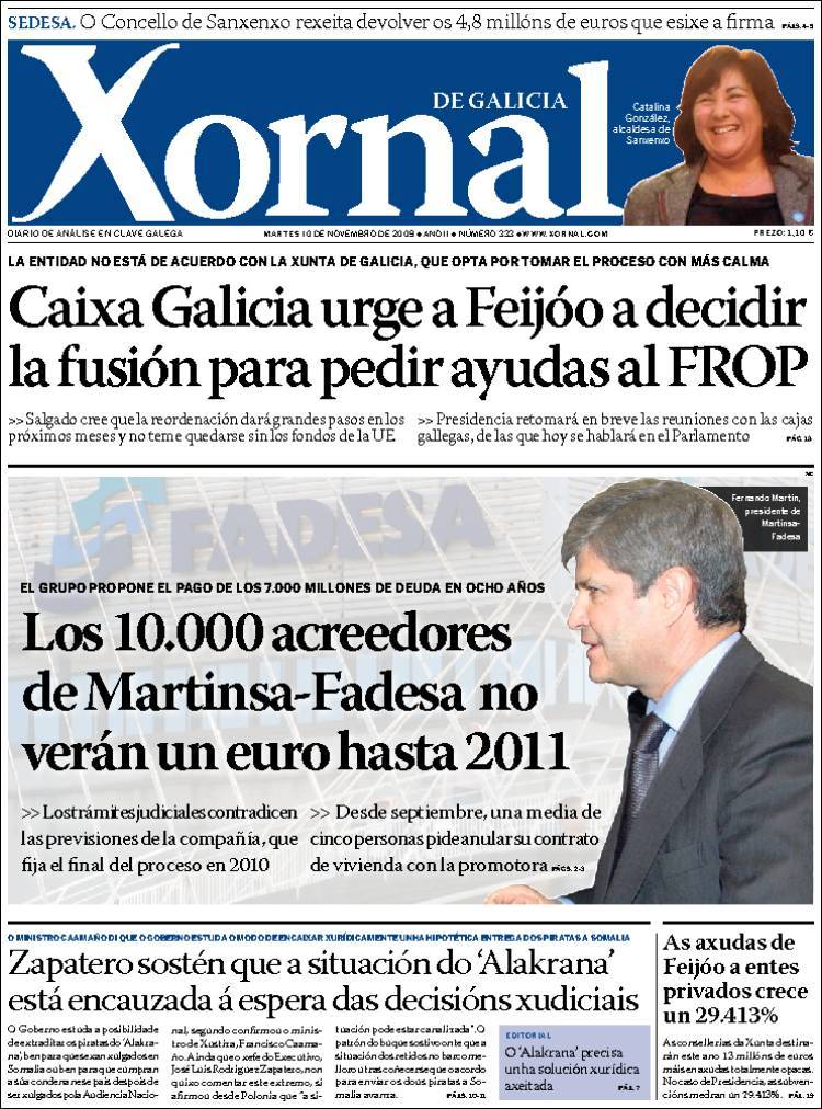 Portada de Xornal (España)