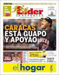 Portada de Lider en deportes (Venezuela)