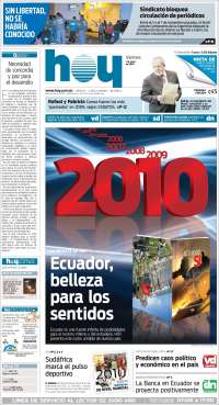 Portada de Diario Hoy (Équateur)