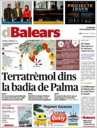 Portada de Diari Balears (Espagne)