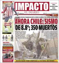 Portada de Impacto El Diario (Mexico)