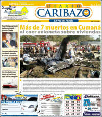 Portada de Diario Caribazo (Venezuela)
