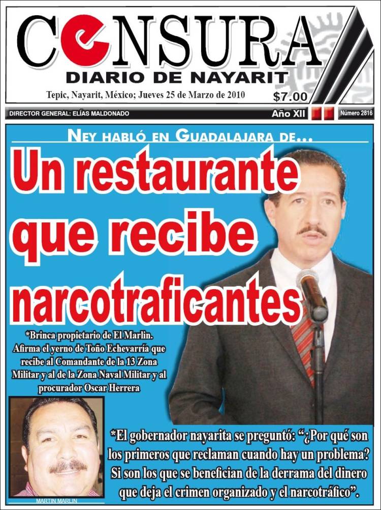 Portada de Diario Censura (Mexico)