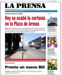 Portada de La Prensa (Chili)