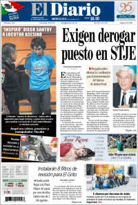 Portada de El Diario de Chihuahua (Mexico)