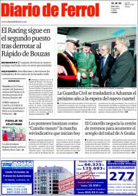 Portada de Diario de Ferrol (Spain)