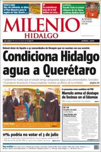 Portada de Milenio de Hidalgo (México)