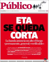 Portada de Público (Spain)
