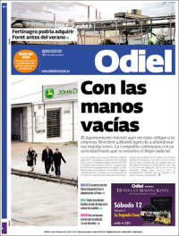Portada de Odiel Información de Huelva (Spain)