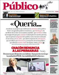 Portada de Público (España)