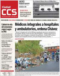 Portada de Ciudad CCS (Venezuela)
