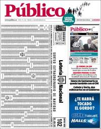 Portada de Público (Spain)