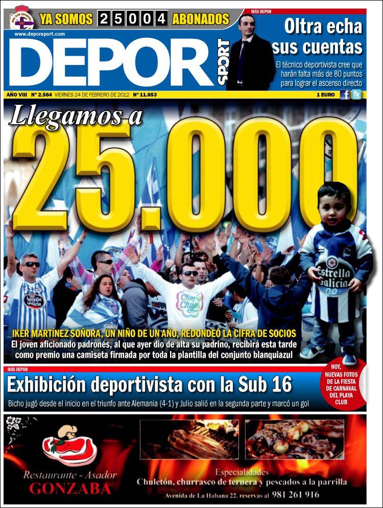 Portada de DEPORsport (España)