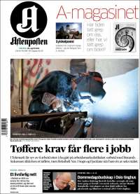 Portada de Aftenposten (Norway)