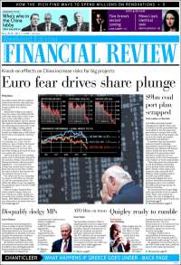 Portada de The Australian Financial Review (Australia)