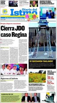 Portada de Diario del Istmo - Voz en Libertad (México)