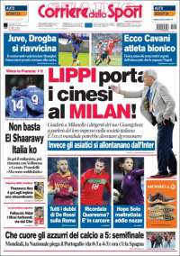 Portada de Corriere dello Sport (Italia)