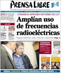 Portada de Prensa Libre (Guatemala)