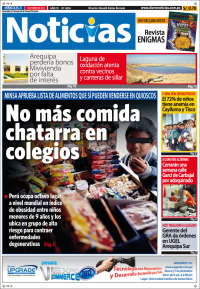 Portada de Diario Noticias (Peru)