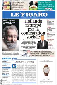 Portada de Le Figaro (Francia)