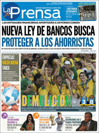 Portada de La Prensa (Bolivie)