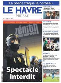 Portada de Le Havre Presse (Francia)