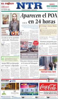 Portada de El Diario NTR (Mexico)