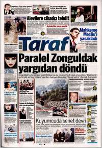 Portada de Taraf  (Turquía)