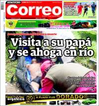 Portada de Diario Correo - Ayacucho (Perú)