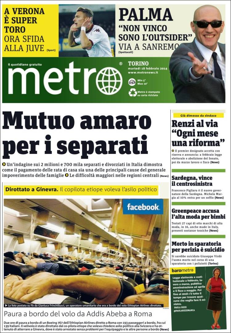 Portada de Metro - Torino (Italia)